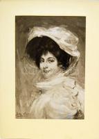 5 db nagyméretű régi rajz kartonra kasírozott szép újnyomatai (benne erotika)