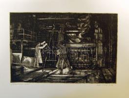 4 db szignált rézkarc 30x38cm