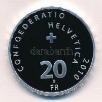 Svájc 2010. 20Fr Ag "Berninabahn" eredeti dísztokban, tanúsítvánnyal T:PP
Switzerland 201...