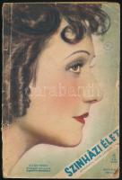 1933-1937 A Színházi Élet 3 db száma, egyik hátlapja hiányzik