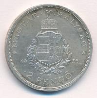 1936. 2P Ag "Liszt Ferenc" T:1-,2 Adamo P7.3