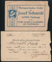 cca 1920-1940 Vegyes nyomtatvány tétel (Búzakötvény, Actio Catholica, Photographischer Atelier Josef Schmidt Salzburg, OMKE amerikai tanulmányútja, stb.)