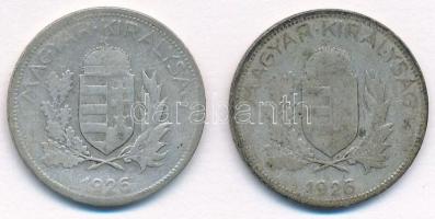 1926. 1P Ag (2x) T:3,3- patina, kis ph. Adamo P6