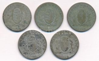 1926. 1P Ag (5x) T:3,3- patina Adamo P6