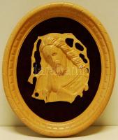 Faragott szentkép átmérő 34cm