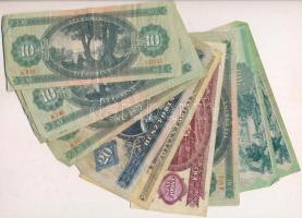 11db-os vegyes magyar forint bankjegy tétel, közte 2002. 200Ft "FC" T:III,III-