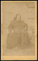 cca 1880 Balogh Pálné őnagysága vizitkártya