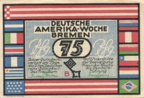 Német Birodalom/Weimari Köztársaság Bremen 1923. 25Pf (2x) + 50Pf (2x) + 75Pf (2x) + 100Pf (2x) 8klf...