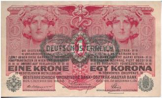 1912. 100K + 1913. 20K + 1916. 1K mindhárom "DEUTSCHÖSTERREICH" felülbélyegzéssel T:III