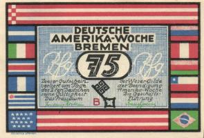 Német Birodalom/Weimari Köztársaság Bremen 1923. 25Pf (2x) + 50Pf (2x) + 75Pf (2x) + 100Pf (2x) 8klf...