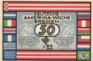 Német Birodalom/Weimari Köztársaság Bremen 1923. 25Pf (2x) + 50Pf (2x) + 75Pf (2x) + 100Pf (2x) 8klf...