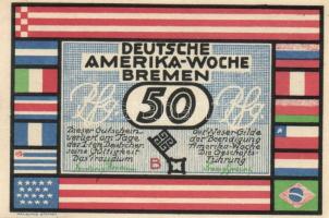Német Birodalom/Weimari Köztársaság Bremen 1923. 25Pf (2x) + 50Pf (2x) + 75Pf (2x) + 100Pf (2x) 8klf...
