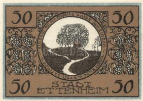 Német Birodalom/Weimari Köztársaság Ettenheim 1922. 50Pf (6x) 6klf teljes sor T:I
