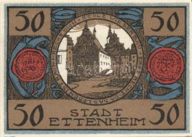 Német Birodalom/Weimari Köztársaság Ettenheim 1922. 50Pf (6x) 6klf teljes sor T:I