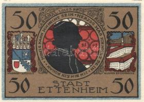 Német Birodalom/Weimari Köztársaság Ettenheim 1922. 50Pf (6x) 6klf teljes sor T:I