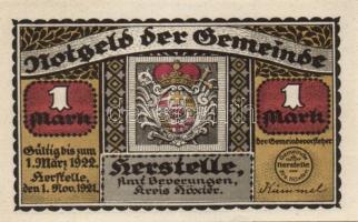 Német Birodalom/Weimari Köztársaság Herstelle 1921. 50Pf + 1M + 2M  3klf teljes sor T:I