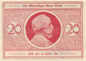 Német Birodalom/Weimari Köztársaság Heide 1921. 20Pf + 50Pf + 1M 3klf teljes sor T:I