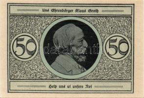 Német Birodalom/Weimari Köztársaság Heide 1921. 20Pf + 50Pf + 1M 3klf teljes sor T:I