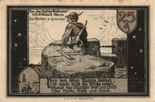 Német Birodalom/Weimari Köztársaság Gransee D.N. 25Pf + 50Pf + 75Pf + 1.25M + 1.75M 5klf teljes sor T:I