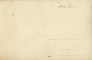 4 db eredeti első világháborús fotó az olasz frontról, 51. hadosztály parancsnoksági épülete, osztrá...