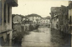 4 db eredeti első világháborús fotó az olasz frontról, 51. hadosztály parancsnoksági épülete, osztrá...