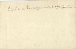 4 db eredeti első világháborús fotó az olasz frontról, 51. hadosztály parancsnoksági épülete, osztrá...