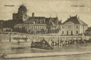 1924 Esztergom, Prímási palota, híd (EK)