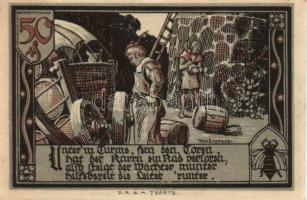 Német Birodalom/Weimari Köztársaság Gransee D.N. 25Pf + 50Pf + 75Pf + 1.25M + 1.75M 5klf teljes sor ...