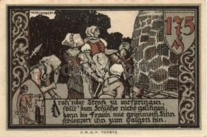 Német Birodalom/Weimari Köztársaság Gransee D.N. 25Pf + 50Pf + 75Pf + 1.25M + 1.75M 5klf teljes sor ...