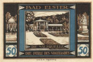 Német Birodalom/Weimari Köztársaság Elster 1922. 25Pf + 50Pf + 75Pf + 1M + 2M 5klf teljes sor T:I