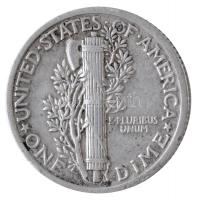 Amerikai Egyesült Államok 1923. 1d Ag "Mercury" T:2
USA 1923. 1 Dime Ag "Mercury&quo...