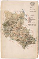 Szepes vármegye térképe. Kiadja Károlyi Gy. / Map of Szepes (Spis) county (b)