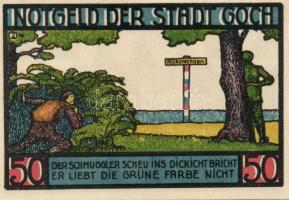 Német Birodalom/Weimari Köztársaság Goch 1922. 50Pf (2x) + 75Pf (4x) 6klf teljes sor T:I