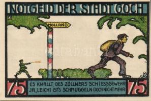 Német Birodalom/Weimari Köztársaság Goch 1922. 50Pf (2x) + 75Pf (4x) 6klf teljes sor T:I