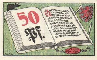 Német Birodalom/Weimari Köztársaság Braunschweig 1921. 10Pf + 25Pf + 50Pf + 75Pf  4klf teljes sor T:...