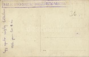 1916 Egy építő részleg Kolkiban / WWI Austro-Hungarian K.u.K. military, soldiers setting up electric...