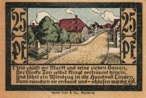 Német Birodalom/Weimari Köztársaság Calbe 1921. 25 Pf + 50 Pf + 75 Pf + 1M
4 klf. teljes sor T:I