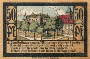 Német Birodalom/Weimari Köztársaság Calbe 1921. 25 Pf + 50 Pf + 75 Pf + 1M
4 klf. teljes sor T:I