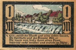 Német Birodalom/Weimari Köztársaság Calbe 1921. 25 Pf + 50 Pf + 75 Pf + 1M
4 klf. teljes sor T:I