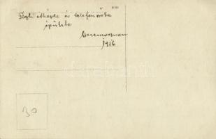 1916 Tiszti étkezde és telefon szoba épülete Czeremosznoban (Cseremosz környéke) / WWI Austro-Hungar...