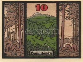 Német Birodalom/Weimari Köztársaság Braunlage 1921. 10Pf + 25Pf + 50Pf 3klf teljes sor T:I