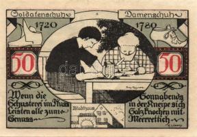 Német Birodalom/Weimari Köztársaság Weissenfels 1921. 50 Pf(6X)
6 klf. teljes sor T:I