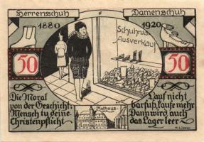 Német Birodalom/Weimari Köztársaság Weissenfels 1921. 50 Pf(6X)
6 klf. teljes sor T:I