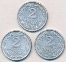 1941-1943. 2P Al (3xklf) teljes sor T:1-
