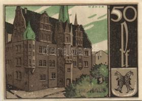 Német Birodalom/Weimari Köztársaság Saalfeld 1921. 50 Pf(3X)
3 klf. teljes sor T:I