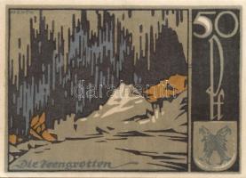 Német Birodalom/Weimari Köztársaság Saalfeld 1921. 50 Pf(3X)
3 klf. teljes sor T:I