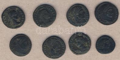 Római Császárság I.Constantinus 306-337. Bronzpénz (8x) 7klf variáns T:3,3/4+