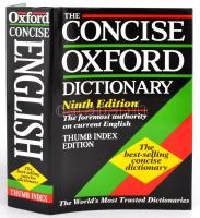 2 db oxfordi szótár: The concise oxford dictionary (ninth edition) 1995, Illsutrated oxford dictionary 1998. Szép állapotban.