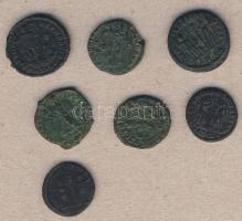 Római Császárság I.Constantius 324-361. Bronzpénz (7x)  mind klf T:3,3/4+