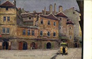 Praha, Prag, Prague; Das ehemalige Prager Ghetto. Die Josefstädter Gasse / street. F.J. Jedlicka S.4. No. 39. s: J. Minarík